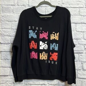 mickey mouse  crewneck swater | size XXL